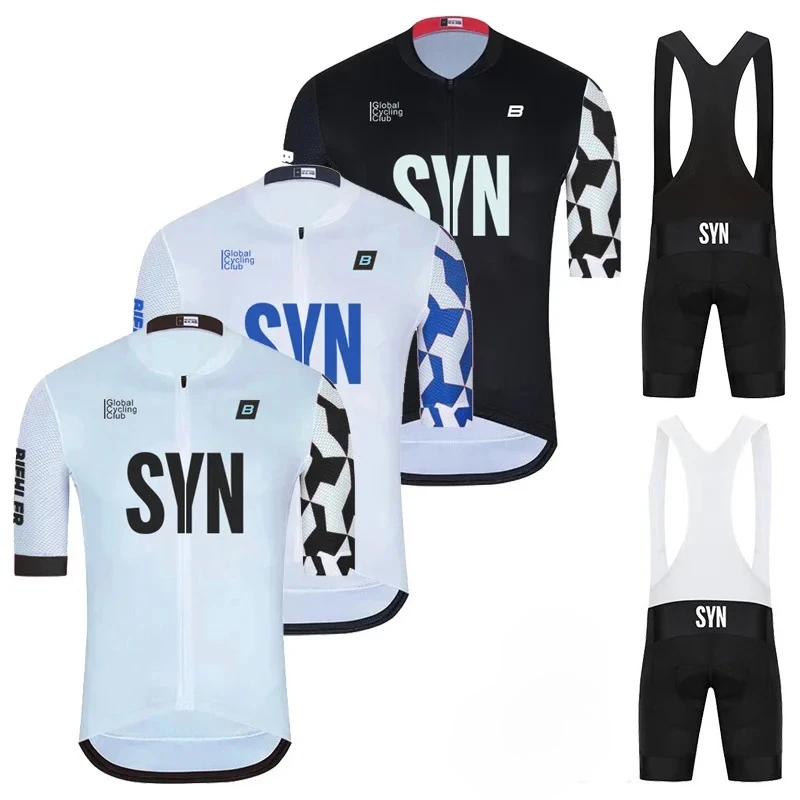 Cycling Gear Jersey - 2025 SYN サマー半袖ジャージ 通気性 ロードバイクユニフォーム MTBシャツ