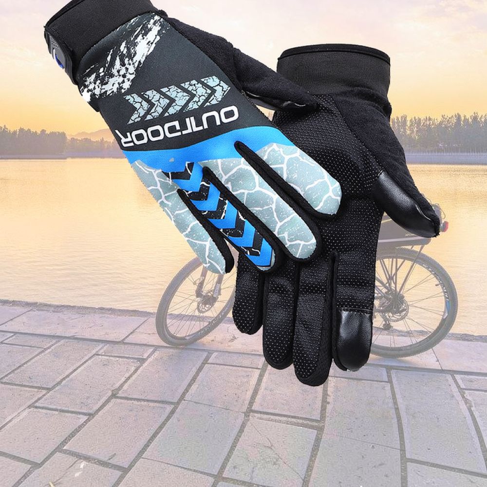 ユニセックス サイクリンググローブ タッチスクリーン対応 滑 - Cycling Gear And Equipment のレビューと価格