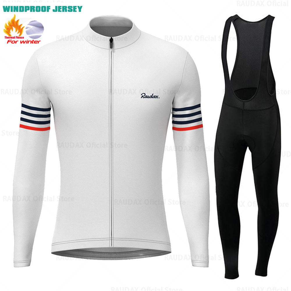 Raudax-冬用の長袖フリースジャージ,暖かくて暖かいサイ - Cycling Gear Jersey のレビューと価格